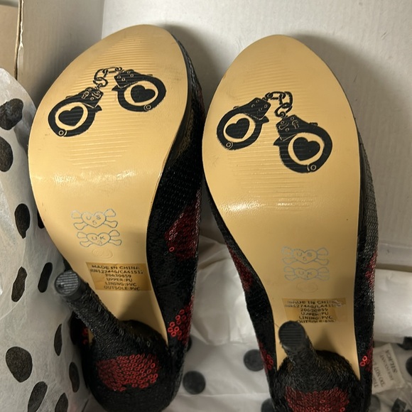 ‼️Damaged‼️ IRON FIST My Shining Heart Platform Shoes - Size 5 - Picture 5 of 11